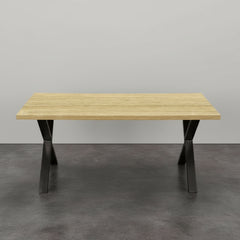 MESA DE COMEDOR MDF CHAPA ROBLE CIRCE