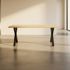 MESA DE COMEDOR MDF CHAPA ROBLE CIRCE