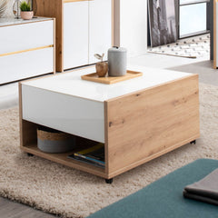 MESA DE CENTRO MOULING CON CAJONES