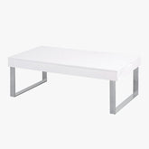 MESA DE CENTRO ELEVABLE ZOA BLANCO BRILLO