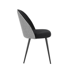 SILLA DE COMEDOR KAREN TELA VELVET & ESTAMPADOS