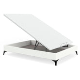 CANAPÉ ABATIBLE LUXTOP TAPIZADO POLIPIEL PATAS METALICAS