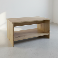 MESA DE CENTRO RECTANGULAR 90X45 Cm ROBLE ARTISAN TOKIO