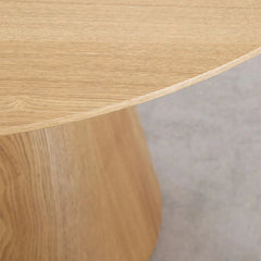 MESA DE COMEDOR EN ROBLE ELENA (Ø120 Cm)