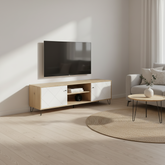MUEBLE TV EN ROBLE 183x55 cm SUECIA
