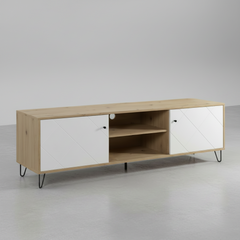 MUEBLE TV EN ROBLE 183x55 cm SUECIA