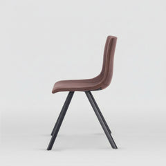 SILLA DE COMEDOR IRMA CUERO ENVEJECIDO