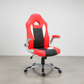 SILLA GAMING ERGONOMICA EN PIEL SINTETICA CON REPOSABRAZOS REGULABLES VICTORIA