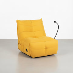 SILLON GIRATOTIO RECLINABLE EN TELA DIMIAN