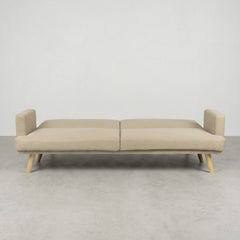 SOFÁ CAMA DE 3 PLAZAS TELA BEIGE LIEBE