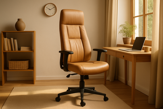 Silla de oficina para personas altas: qué medidas mirar antes de comprar