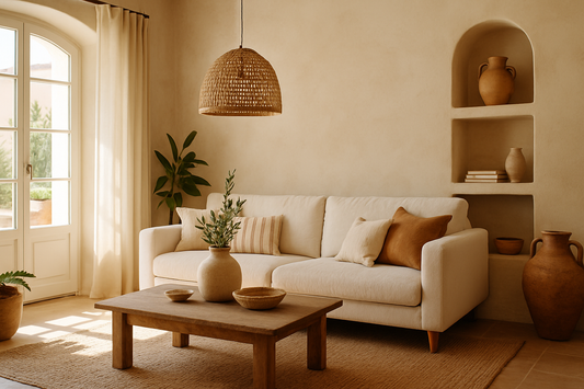Cómo decorar mi salón estilo mediterráneo: guía completa con colores, materiales y presupuesto