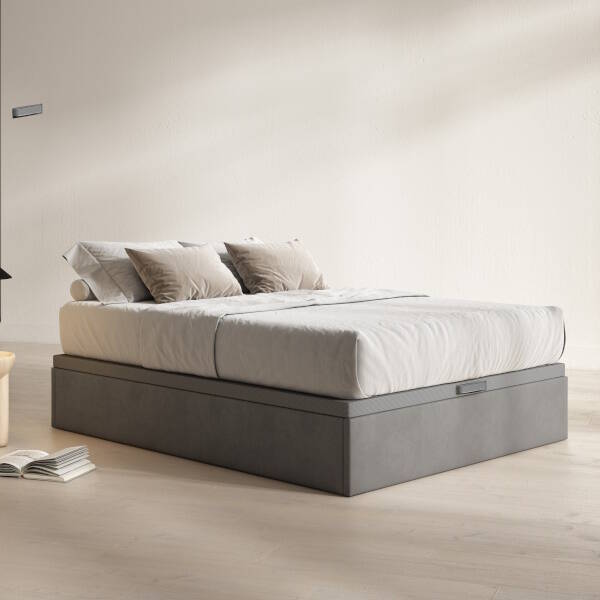 CANAPÉ ABATIBLE MAXIBOX TAPIZADO GRAN CAPACIDAD (OFERTA)