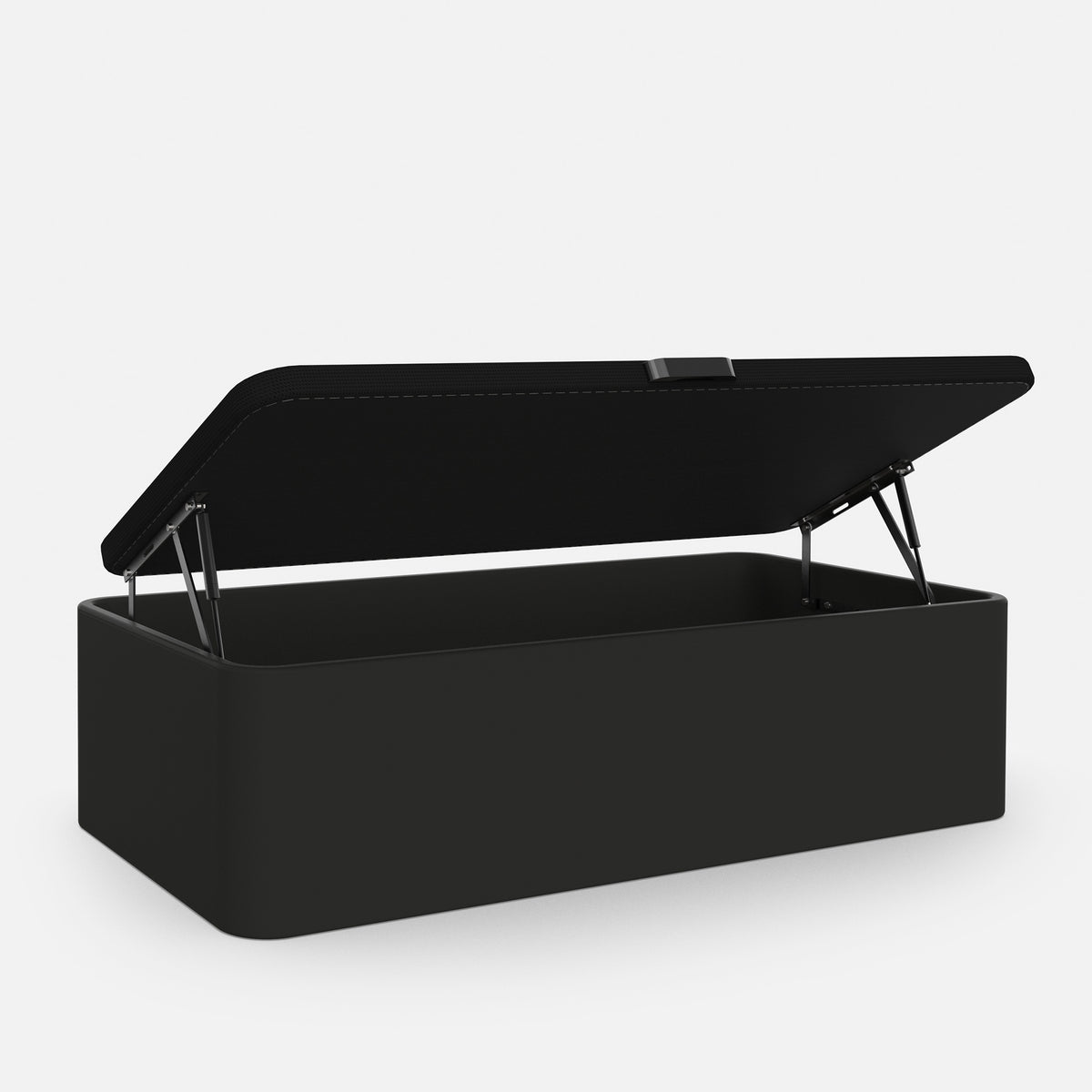 CANIÇO BAÚ DE BRINQUEDOS ABERTURA LATERAL ESTOFADO GRANDE ARMAZENAMENTO - FUNDO ÚTIL 48cm