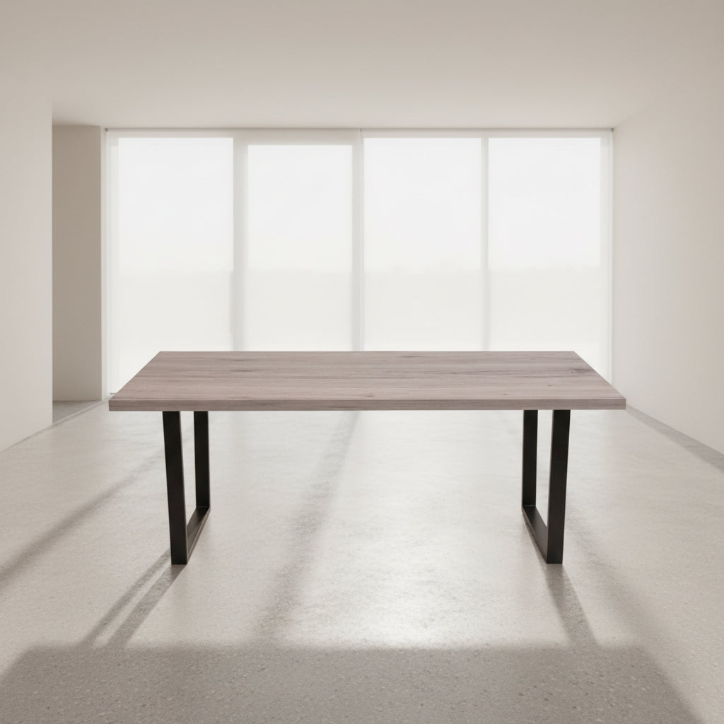 MESA DE COMEDOR MDF CHAPA OLMO ATENEA