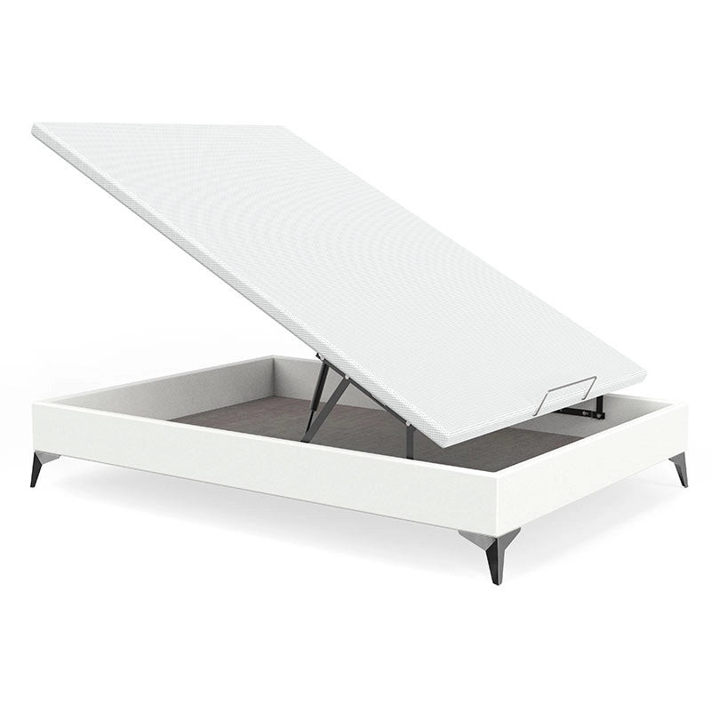 CANAPÉ ABATIBLE LUXTOP TAPIZADO POLIPIEL PATAS METALICAS - 2