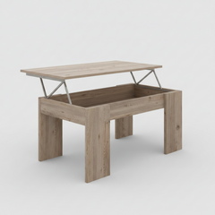 MESA DE CENTRO RECTANGULAR 100x50 cm ELEVABLE BERGAMO