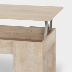 MESA DE CENTRO RECTANGULAR 100x50 cm ELEVABLE BERGAMO