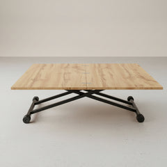 MESA DE CENTRO ELEVABLE CONVERTIBLE RECTANGULAR 100x50 cm MARTEN