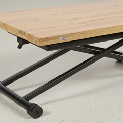 MESA DE CENTRO ELEVABLE CONVERTIBLE RECTANGULAR 100x50 cm MARTEN