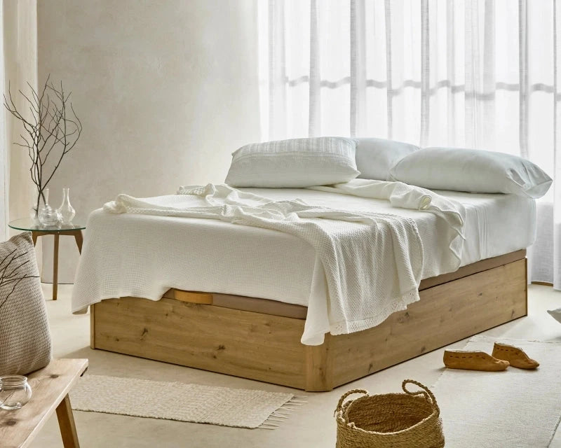 CANAPÉ ABATIBLE WOOD ECO NATURAL 80x180 cm (OFERTA)