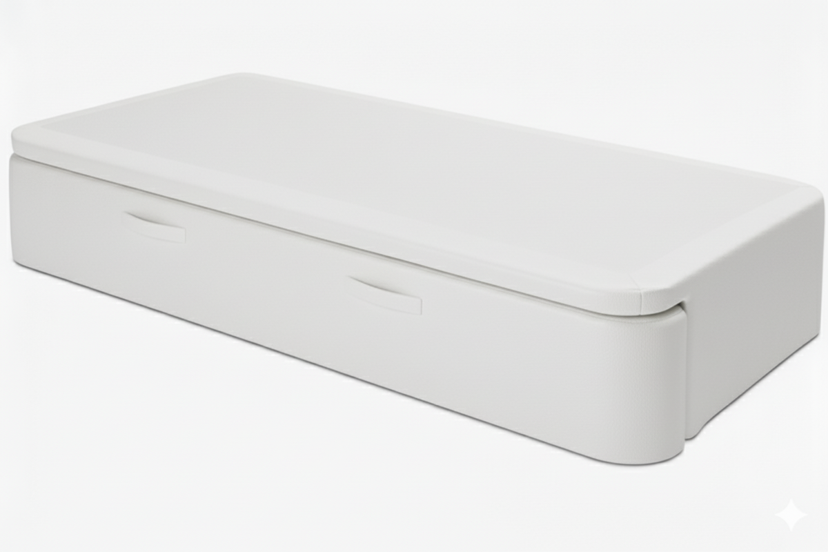 CAMA NIDO TAPIZADA POLIPIEL BASES 3D TRANSPIRABLES