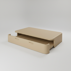 CAMA NIDO TAPIZADA POLIPIEL BASES 3D TRANSPIRABLES