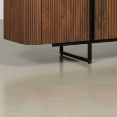 APARADOR RECTANGULAR 160x40cm EN MADERA DE MANGO TAVIRA