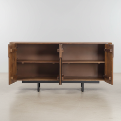 APARADOR RECTANGULAR 160x40cm EN MADERA DE MANGO TAVIRA