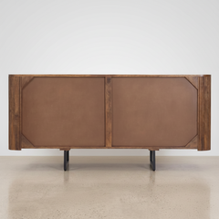 APARADOR RECTANGULAR 160x40cm EN MADERA DE MANGO TAVIRA