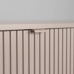 APARADOR RETANGULAR 123x40cm EM CARVALHO E BRANCO SUÉCIA