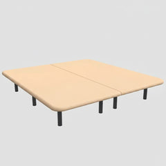 BASE TAPIZADA TELA 3D TRANSPIRABLE - EXTRA REFORZADA CON 6 PATAS INCLUIDAS