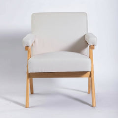 BUTACA EN TELA Y ROBLE DUNAS