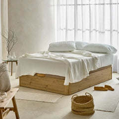 CANAPÉ ABATIBLE MADERA WOOD ECO GRAN CAPACIDAD 2