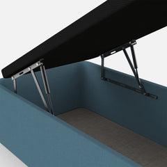 CANAPE ABATIBLE JUGUETERO TAPIZADO GRAN ALMACENAJE - FONDO UTIL 48cm 1