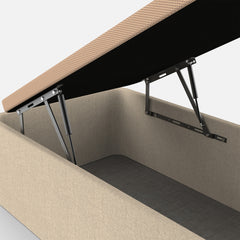 CANAPE ABATIBLE JUGUETERO TAPIZADO GRAN ALMACENAJE - FONDO UTIL 48cm 1