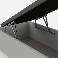 CANAPE ABATIBLE JUGUETERO TAPIZADO GRAN ALMACENAJE - FONDO UTIL 48cm 1.1