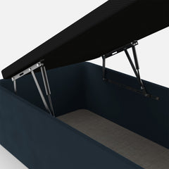 CANAPE ABATIBLE JUGUETERO TAPIZADO GRAN ALMACENAJE - FONDO UTIL 48cm 2
