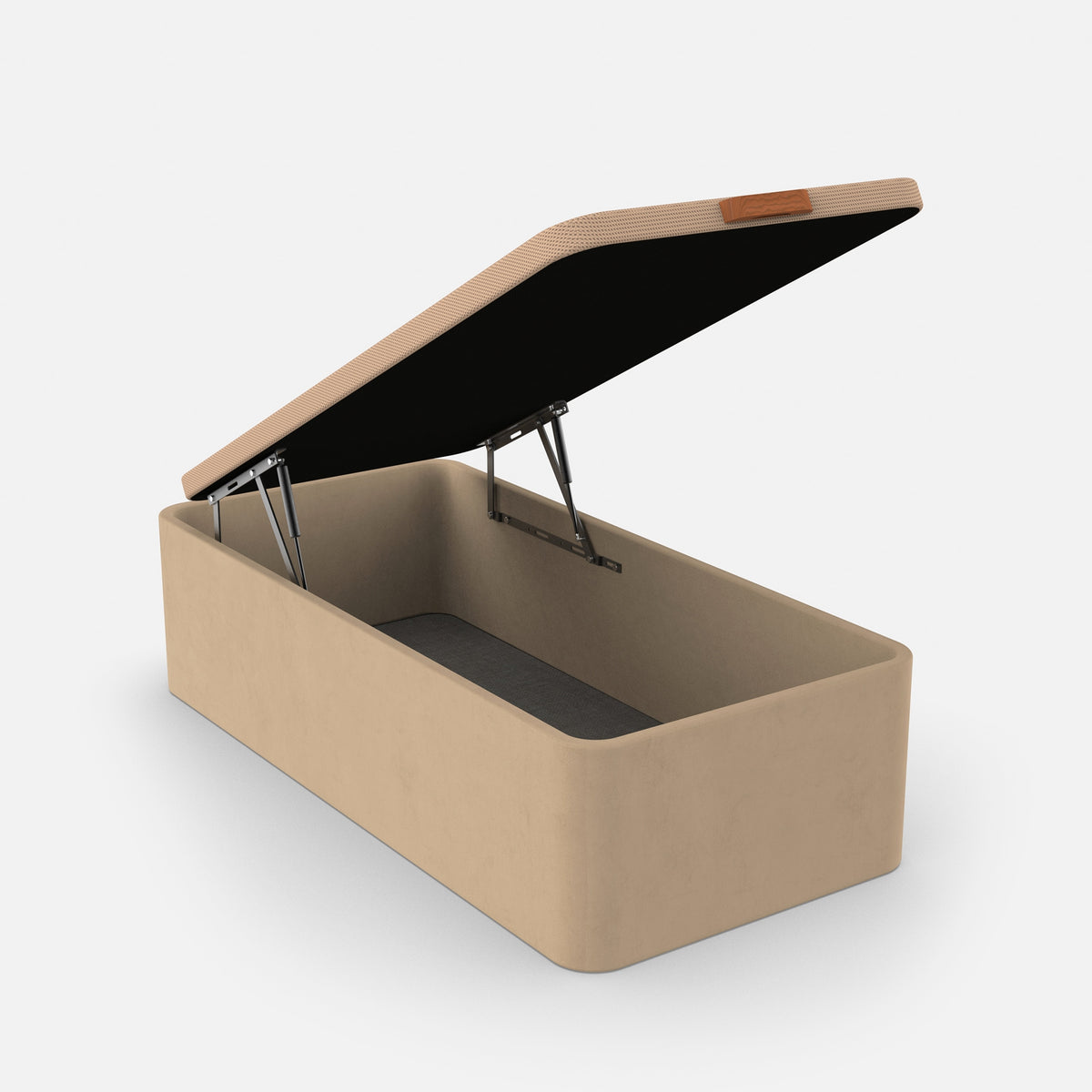 CANAPE ABATIBLE JUGUETERO TAPIZADO GRAN ALMACENAJE - FONDO UTIL 48cm 2