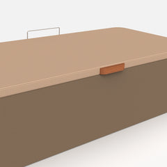 CANAPE JUGUETERO APERTURA LATERAL TAPIZADO GRAN ALMACENAJE - FONDO UTIL 46 cm