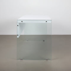 SECRETÁRIA DOBRÁVEL 120x62 cm EM AÇO PRETO E MDF CARVALHO ENVELHECIDO GARONA (Cópia)