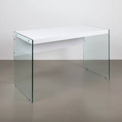 SECRETÁRIA DOBRÁVEL 120x62 cm EM AÇO PRETO E MDF CARVALHO ENVELHECIDO GARONA (Cópia)