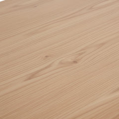 ESCRITORIO MDF ROBLE 110x50 Cm Y PATAS METALICAS NEGRAS SENDAI
