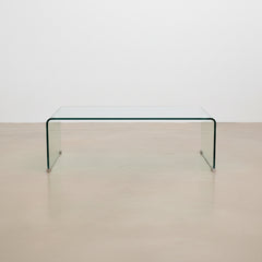 MESA DE CENTRO VIDRIO TEMPLADO VOLCANO 110X55 cm