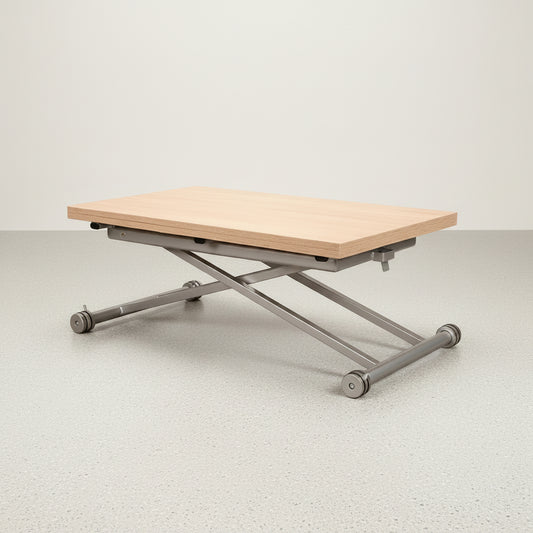 MESA DE CENTRO ELEVABLE CONVERTIBLE RECTANGULAR 100x50 cm MARTEN