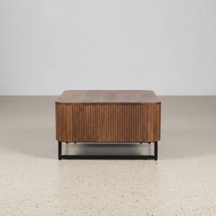 MESA DE CENTRO RECTANGULAR 110x60 cm MADERA MANGO TAVIRA