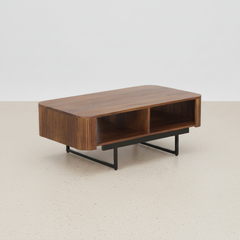 MESA DE CENTRO RECTANGULAR 110x60 cm MADERA MANGO TAVIRA