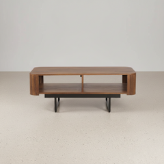 MESA DE CENTRO RECTANGULAR 110x60 cm MADERA MANGO TAVIRA