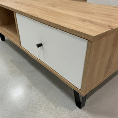 MESA DE CENTRO RETANGULAR 110X60 cm EM CARVALHO ARTISAN SUÉCIA
