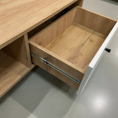 MESA DE CENTRO RETANGULAR 110X60 cm EM CARVALHO ARTISAN SUÉCIA